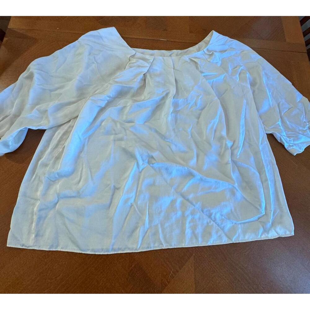 Talbots Women's Size 18W White/Cream Blouse